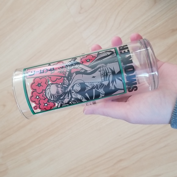 One piece glass set of 2 - Picture 3 of 5